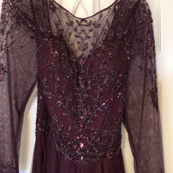 Sequenced Evening Gown - Picture 2 of 3